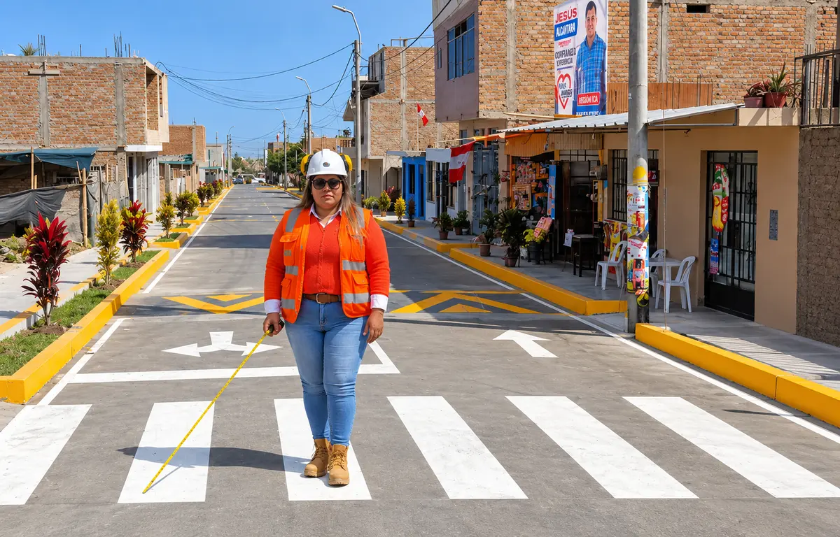 Obra INFRAESTRUCTURA VIAL: PISTAS Y VEREDAS